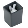Petite poubelle de table rectangulaire en plastique