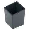 Petite poubelle de table rectangulaire en plastique