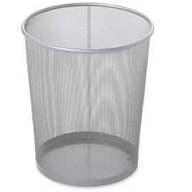 Corbeille ronde en métal à mailles Concept Collection 19 litres