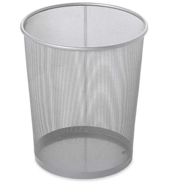 Corbeille ronde en métal à mailles Concept Collection 19 litres