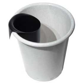 Petite poubelle à déchets ronde 2 litres