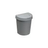 Poubelle de cuisine avec 2 couvercles basculant 10 litres