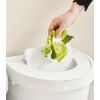 Poubelle de cuisine avec 2 couvercles basculant 10 litres