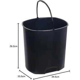 Poubelle pour Salle de Bain Elégante en Plastique 21 litres