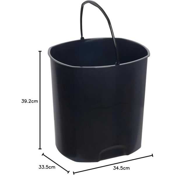 Poubelle pour Salle de Bain Elégante en Plastique 21 litres