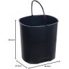 Poubelle pour Salle de Bain Elégante en Plastique 21 litres