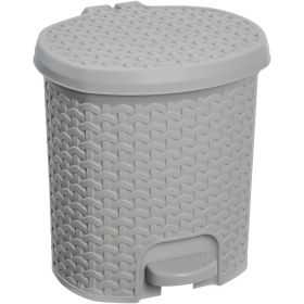 Poubelle pour Salle de Bain Elégante en Plastique 5,5 litres