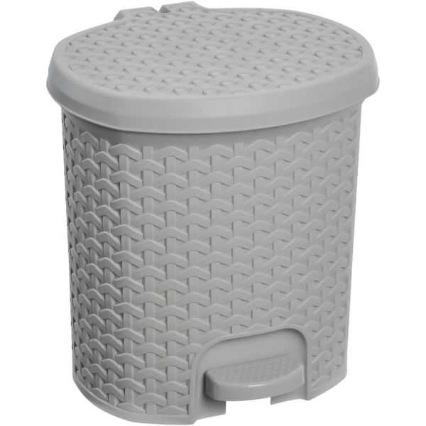 Poubelle pour Salle de Bain Elégante en Plastique 5,5 litres