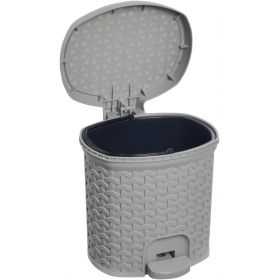 Poubelle pour Salle de Bain Elégante en Plastique 3 litres