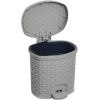 Poubelle pour Salle de Bain Elégante en Plastique 3 litres