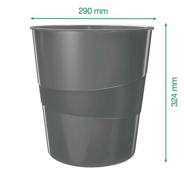 Poubelle à Papier Design en plastique solide 15 litres