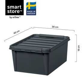 Boîte de rangement solide pour garage en plastique recyclé