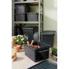 Caisse de rangement avec couvercle en Plastique Recyclé 66 litres