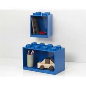 2 étagères superposables en forme de brique LEGO