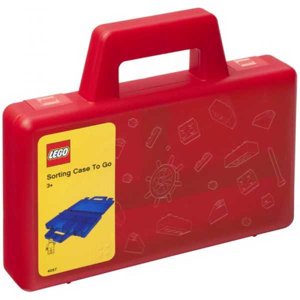 Mallette pour trier les Legos avec 4 compartiments
