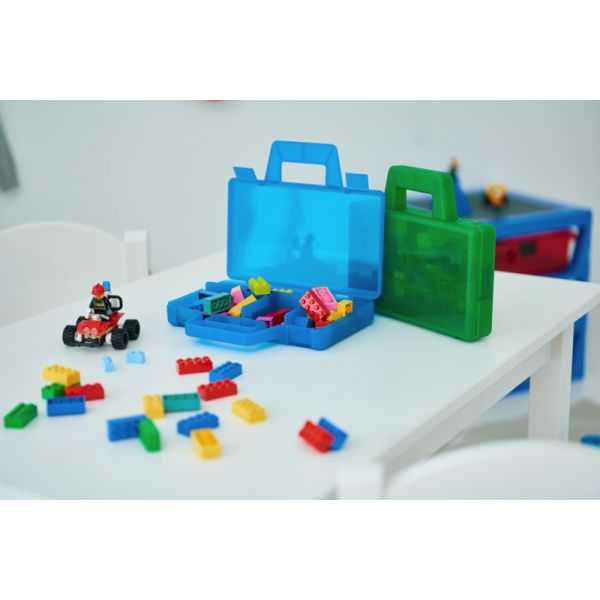 Mallette pour trier les Legos avec 4 compartiments