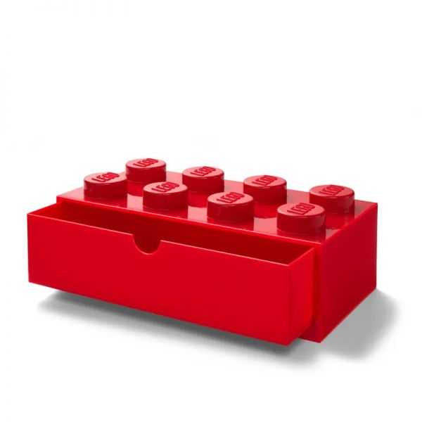 LEGO Brique tiroir DESK DRAWER 8, 1 tiroir, blanc