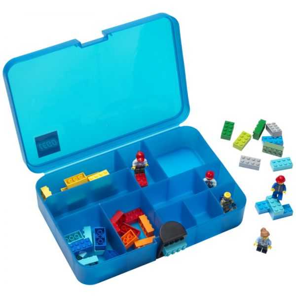 Boîte translucide pour trier les legos 11 compartiments