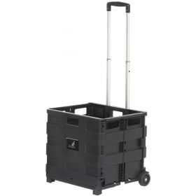 Chariot de transport pliant avec caisse pliante