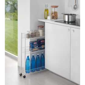 Desserte multi-usage Fino 3 niveaux blanche