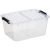 Boite transparente avec couvercle pliant 15 litres