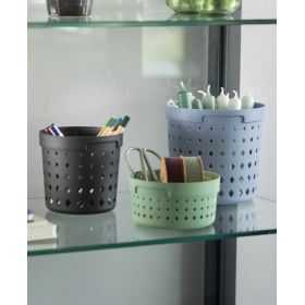 NHG Bac de rangement SEOUL ROUND ORGANIZER L, bleu