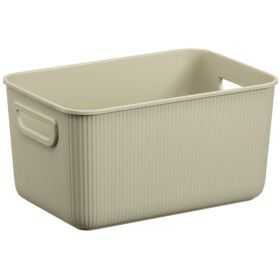 Bac de rangement en plastique élégant Taille S