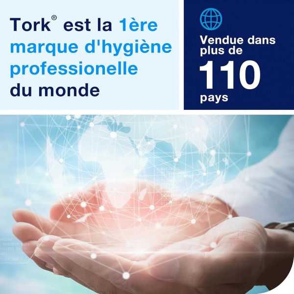 TORK Poubelle, plastique, 20 litres, blanc