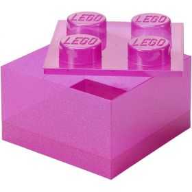 Brique de Rangement Lego translucide pailleté