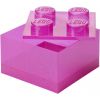 Brique de Rangement Lego translucide pailleté