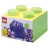 Brique de Rangement cube Lego translucide