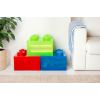 Brique de Rangement cube Lego translucide