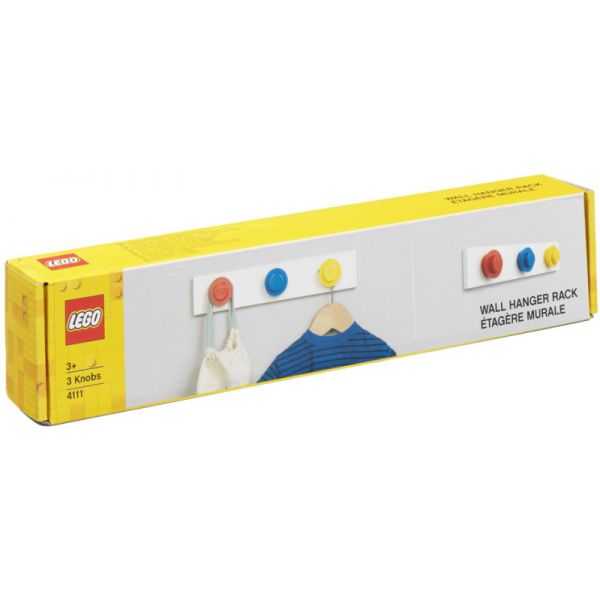 Porte Manteau 3 Patères en forme de LEGO