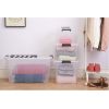 Boîte de rangement avec couvercle Home Box 40 litres