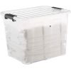 Boîte de rangement avec couvercle Home Box 40 litres