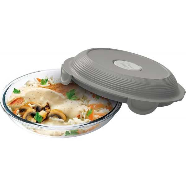 Boîte alimentaire en verre ronde 700 ml