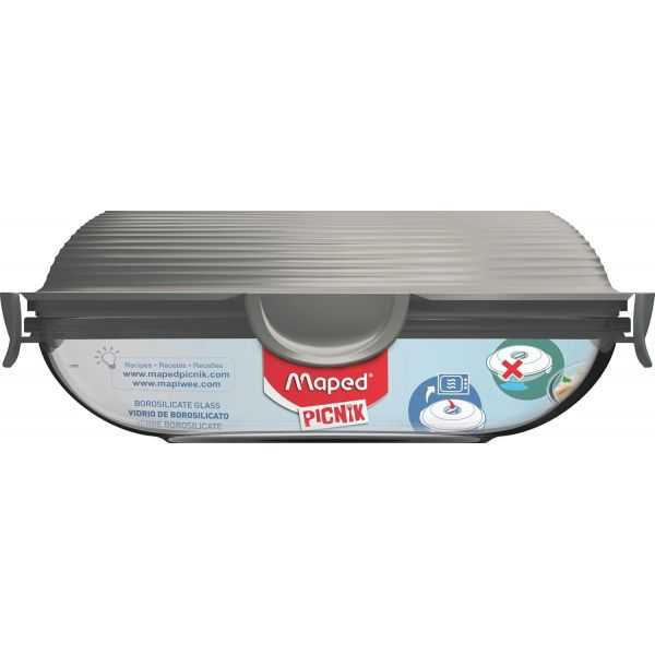 Boîte alimentaire en verre ronde 700 ml