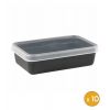10 boites alimentaires plastique professionnelle 950 ml