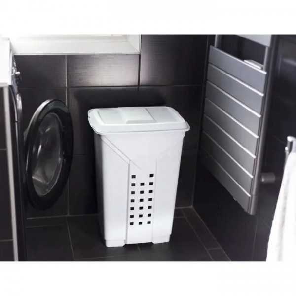Panier à linge sale en plastique 60 litres