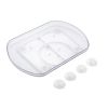 metaltex Plateau tournant Loop, plastique, transparent