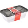Lot de 2 Boîtes de conservation congélation 3,3 litres