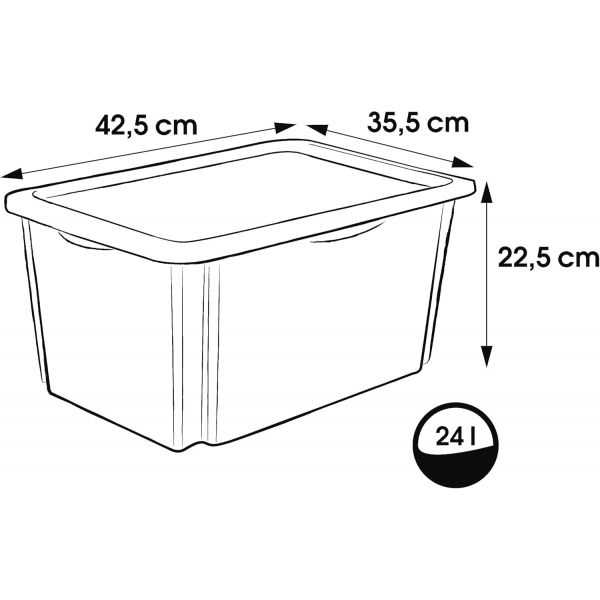 Boîte de Rangement Jouet Capybara 24 Litres