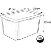 Boîte de Rangement Jouet Capybara 30 Litres
