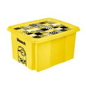 Boîte de Rangement Jouet Minions Mosaique 24 Litres