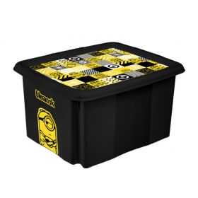 Boîte de Rangement Jouet Minions Mosaique 30 Litres