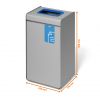 Poubelle de tri pour Papiers 55 litres