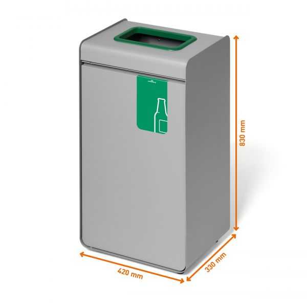 Poubelle de tri pour Verres 55 litres