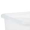 Boîte de rangement transparente avec couvercle 20 litres Basic Box
