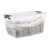 Boîte de rangement avec couvercle Home Box 30 litres