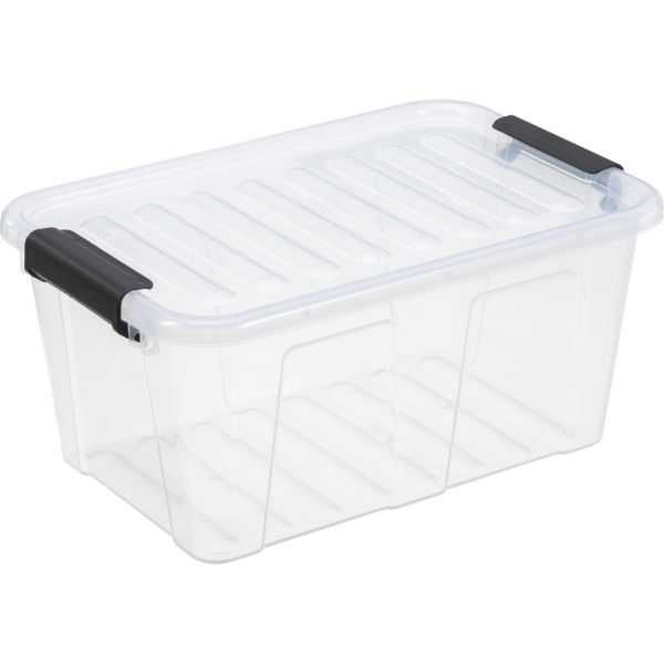 Boîte de rangement avec couvercle Home Box 8 litres